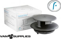 Flettner TCX-2 Rotary Van Wind Driven Roof Vent - Standard Base - Black,stockcode:VSA0014